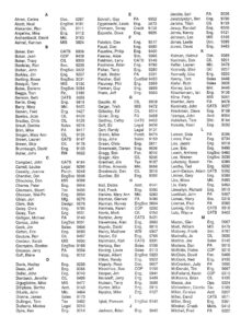 Commodore telephone list 12/28/1992 page 1